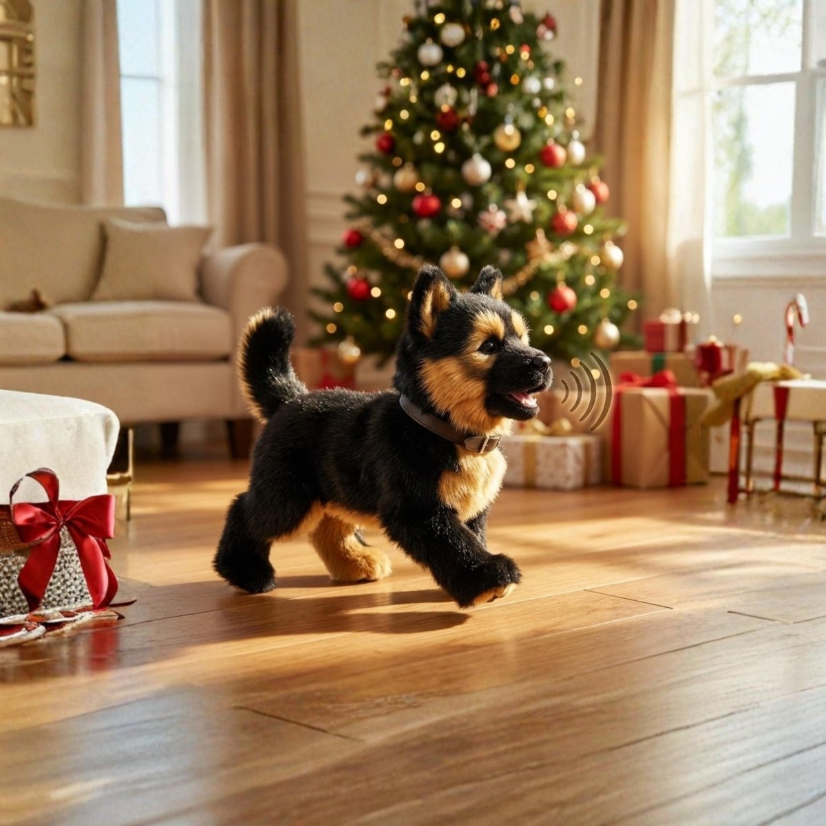 Cachorro Robótico IA Ultrarrealista - Mascota Compañera con Movimientos Naturales