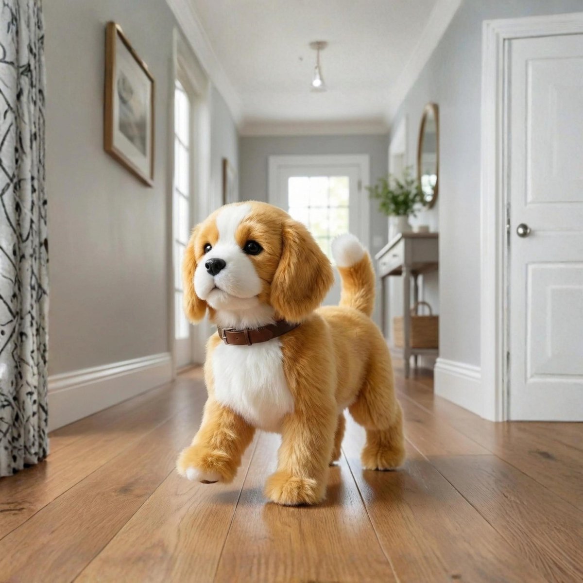 Cachorro Robótico IA Ultrarrealista - Mascota Compañera con Movimientos Naturales