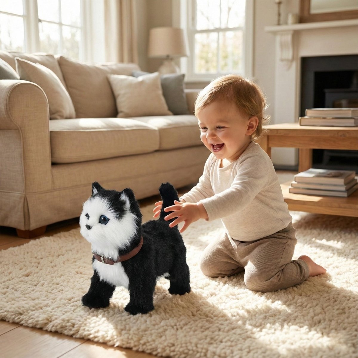 Realistic Robot Kitten – Electronic Cat | Walks, Meows & Wags Tail