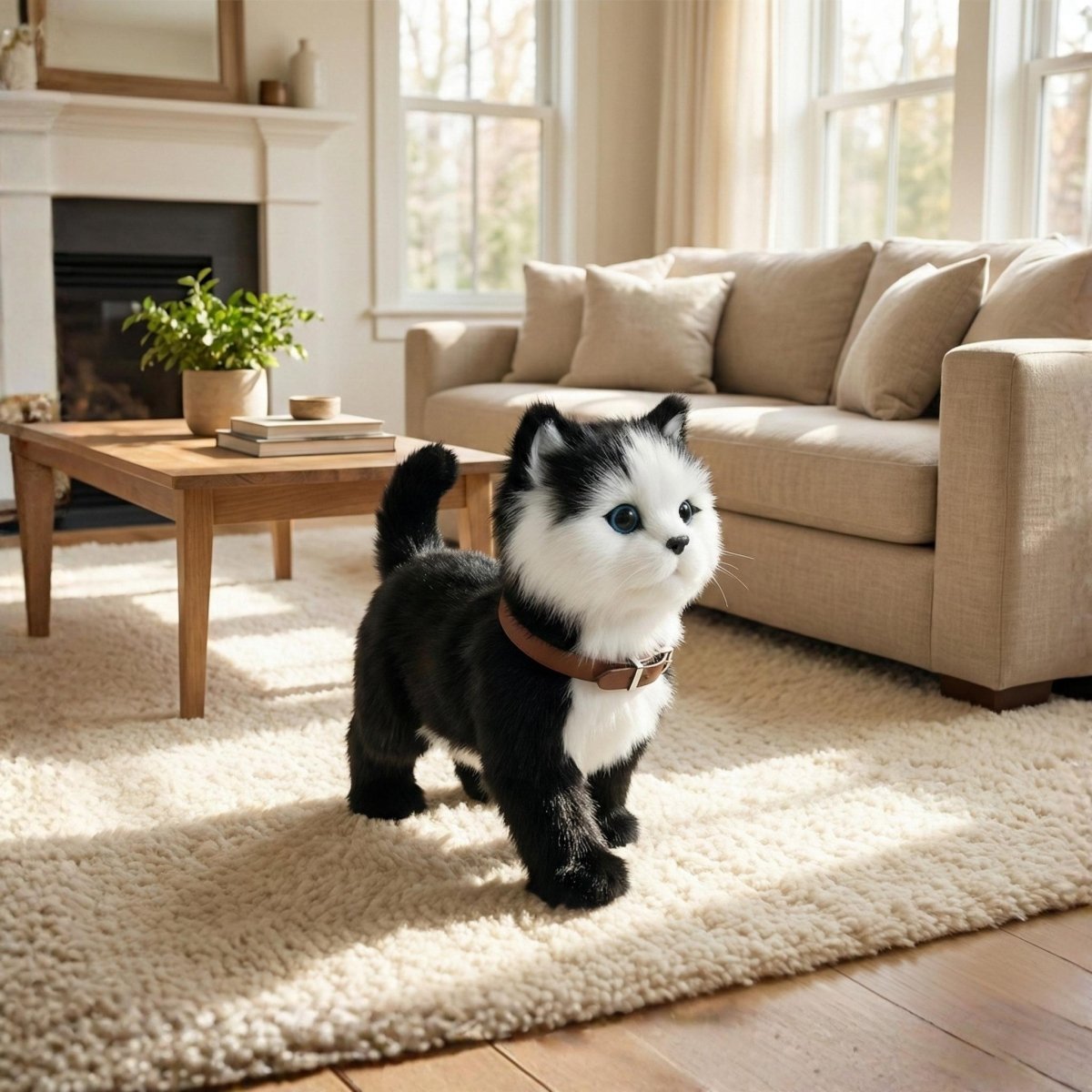 Realistic Robot Kitten – Electronic Cat | Walks, Meows & Wags Tail