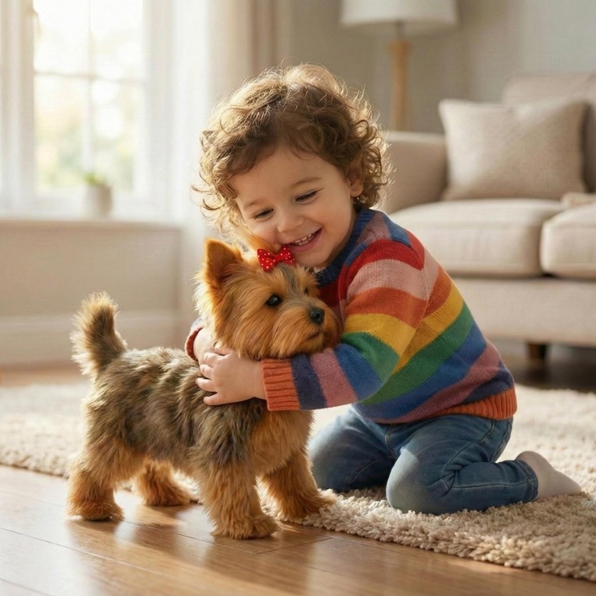 Cachorro Robótico IA Ultrarrealista - Mascota Compañera con Movimientos Naturales