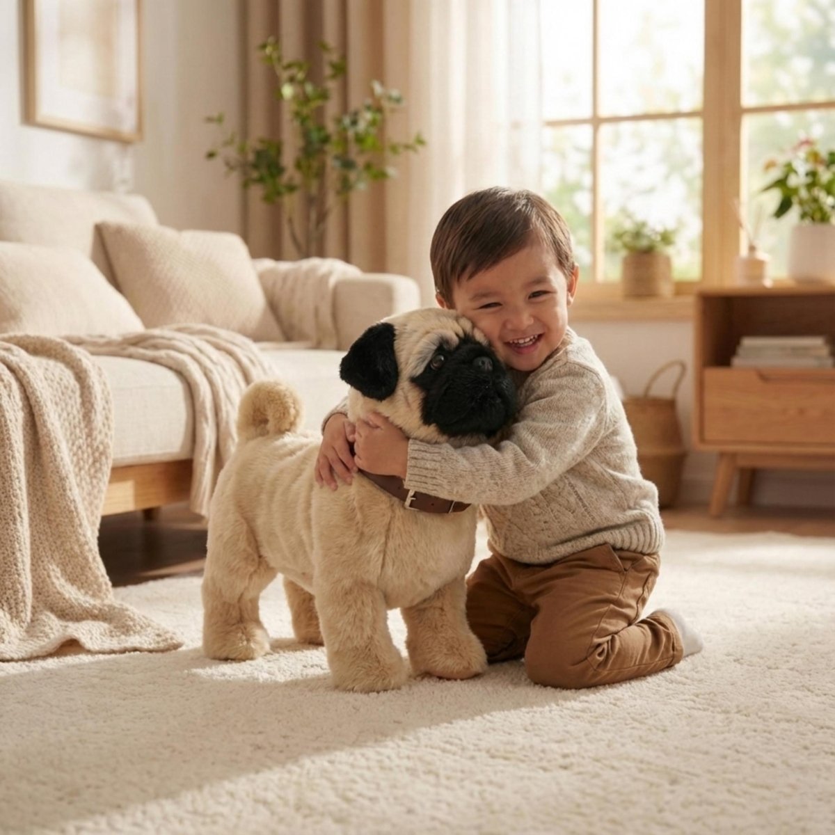 Cachorro Robótico IA Ultrarrealista - Mascota Compañera con Movimientos Naturales