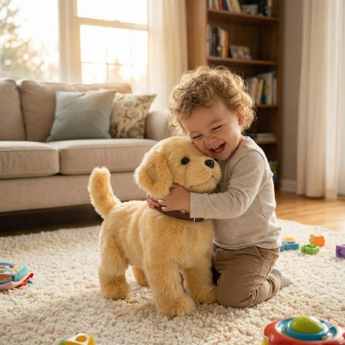 Cachorro Robótico IA Ultrarrealista - Mascota Compañera con Movimientos Naturales