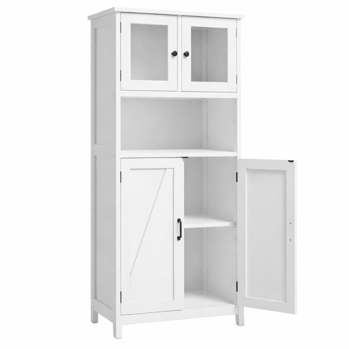 Hudson Larder | Farmhouse Coffee Bar & Display Hutch