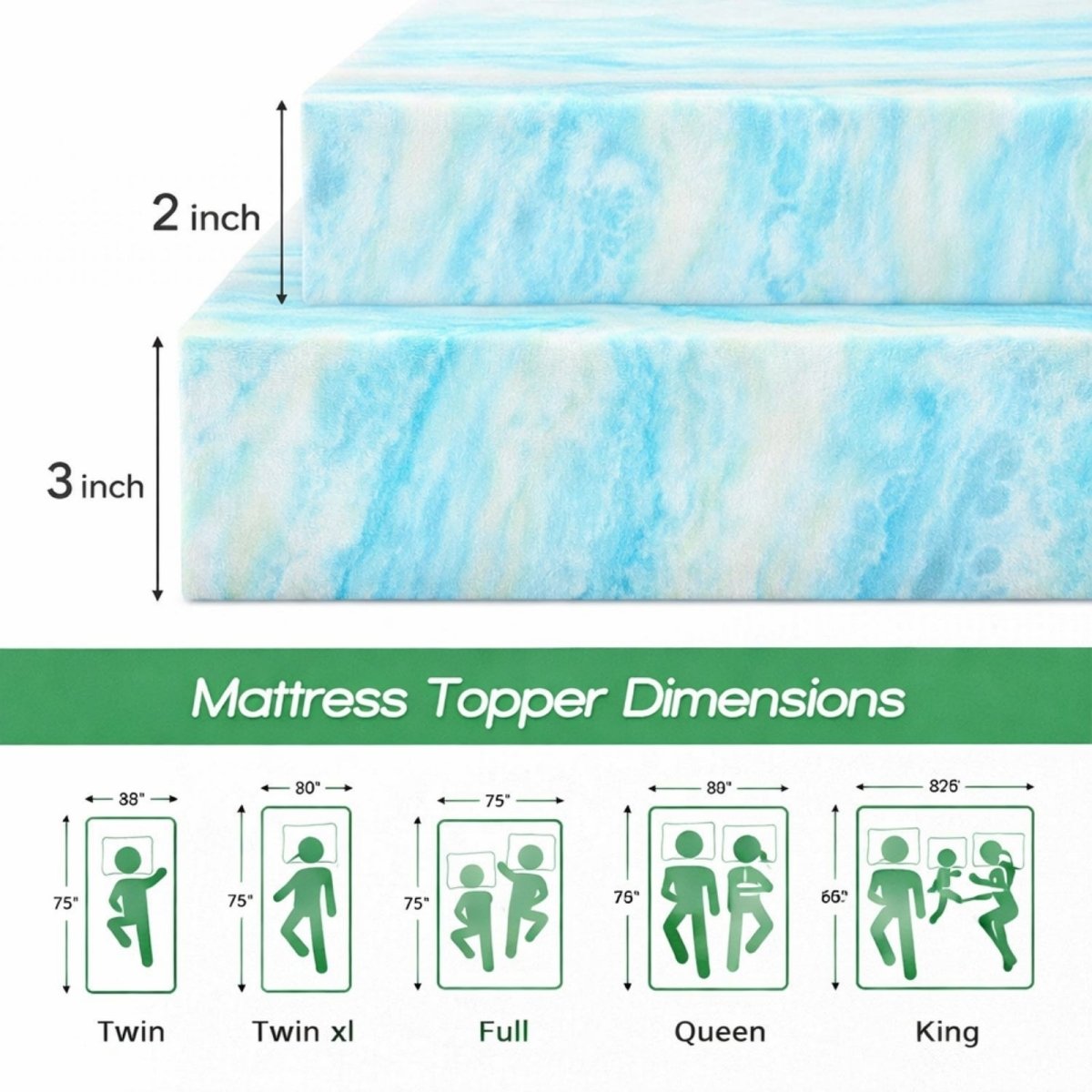 Nimbus Layer | Cooling Gel-Infused Memory Foam Topper