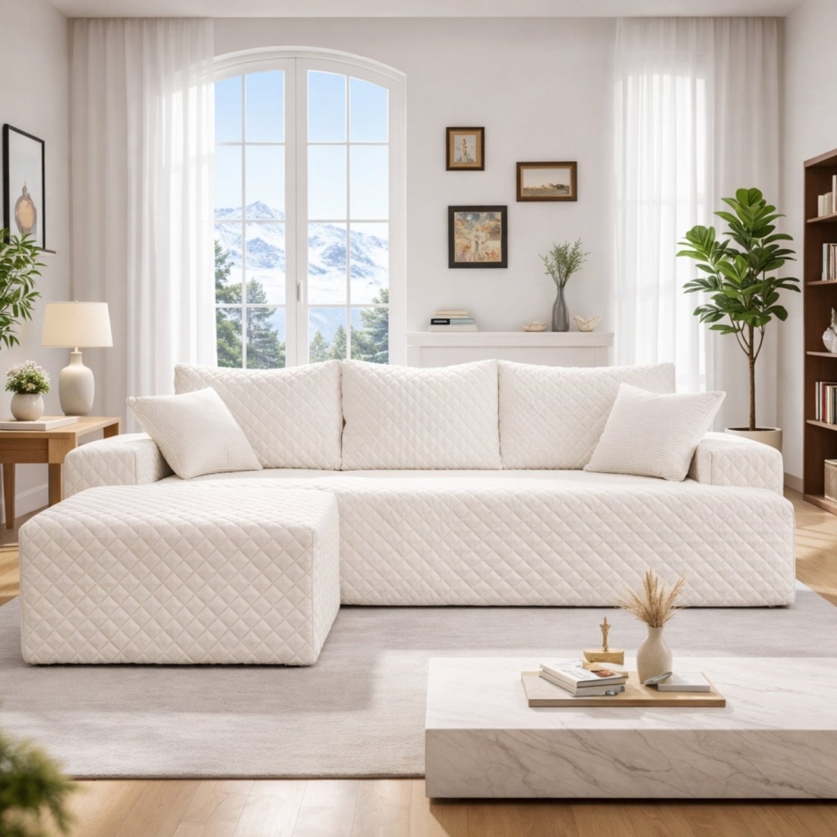 Murk Altitude Modular | Deep-Seat Cloud Sectional & Ottoman