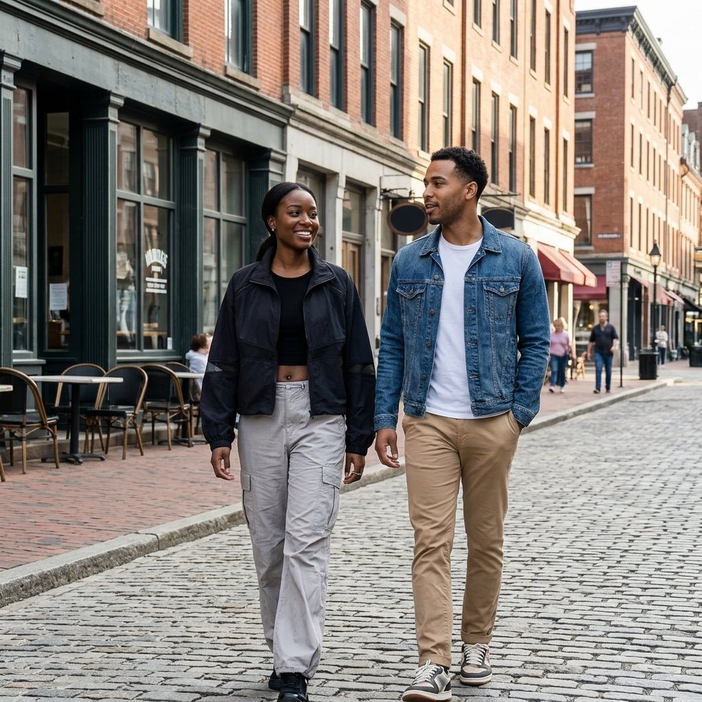 Yarael - Black - two models downtown