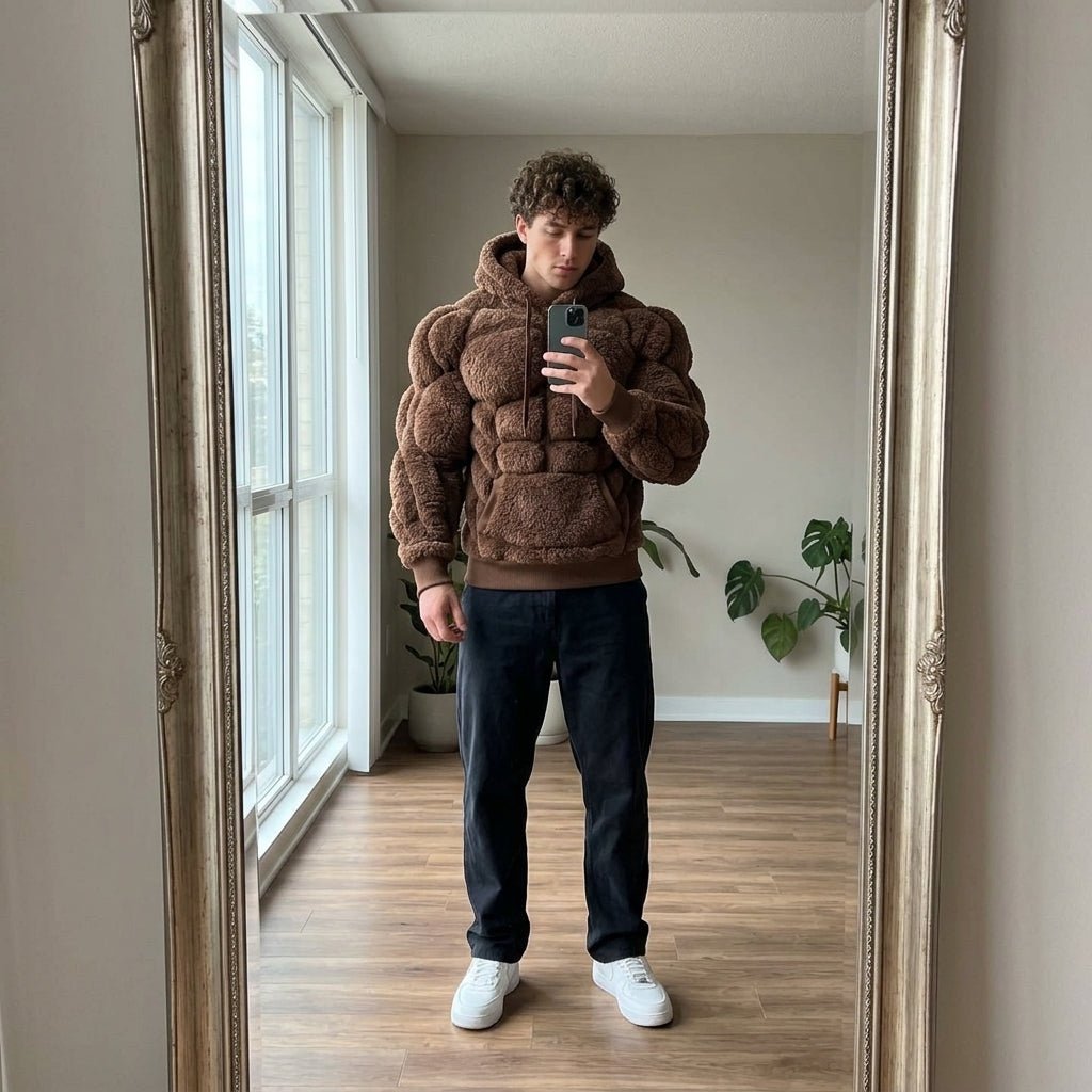 sweater - living area mirror scene