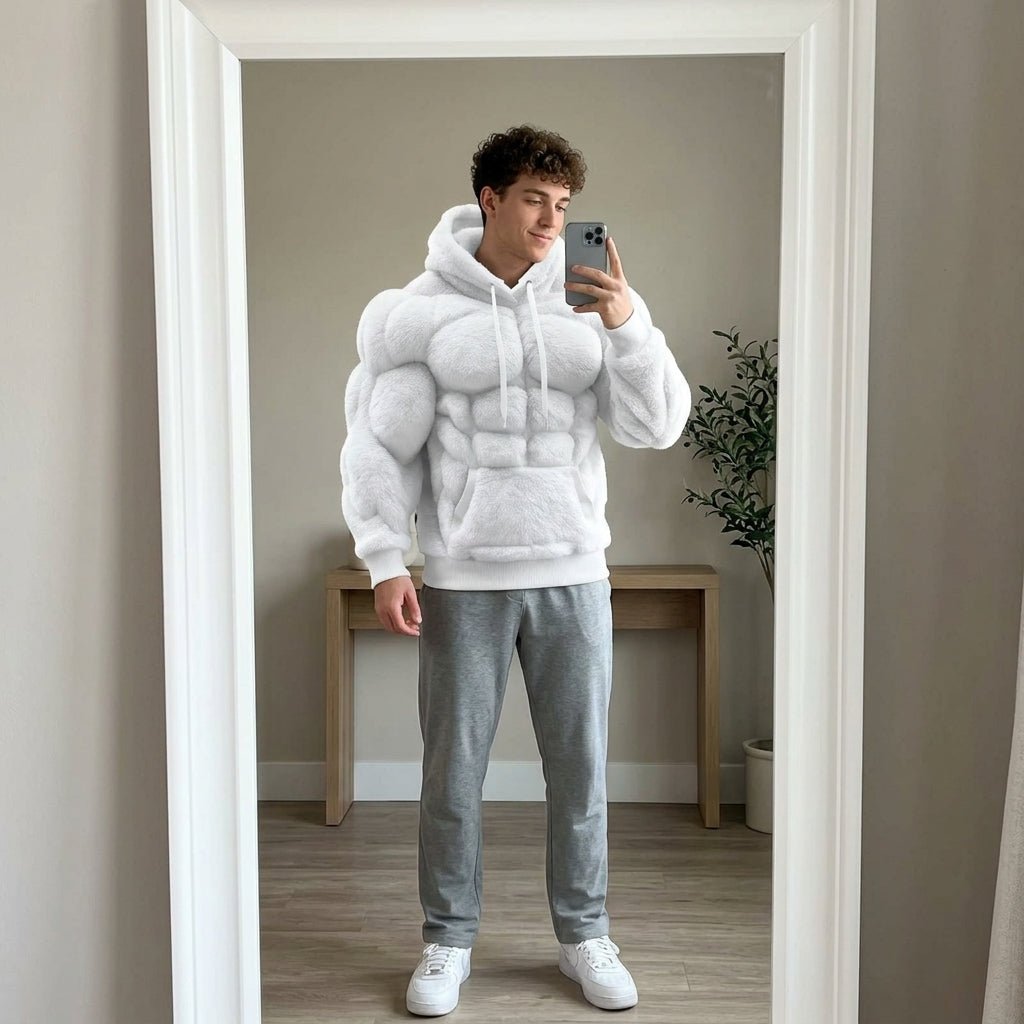 sweater - white - living area mirror scene