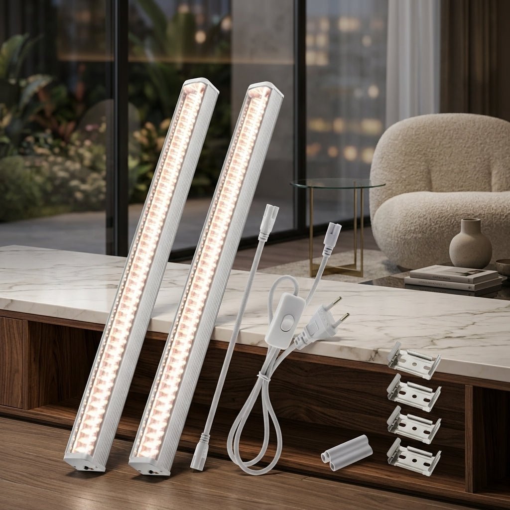 Verdant Canopy System | Architectural Full-Spectrum LED Grow Light Strips - luxury living room