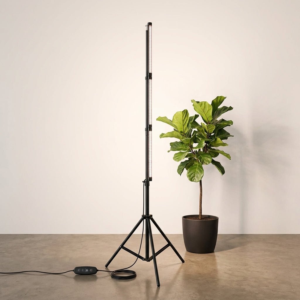 Botanica Light Stand | Full-Spectrum Tripod Grow Lamp - full view