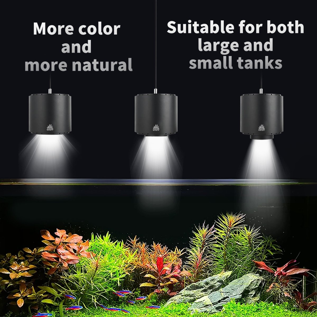 Week Aqua New T140/T90 PRO Smart RGB+UVA Aquarium Lightning Aquascape