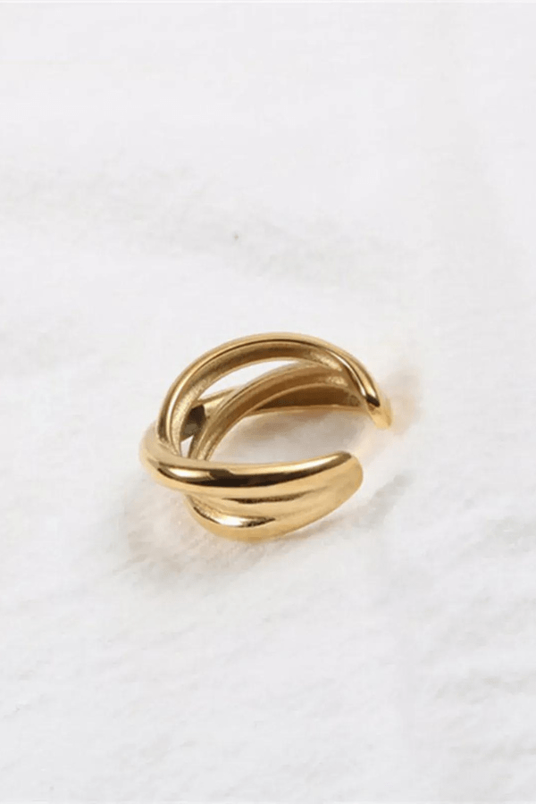 Verflochtener Goldring