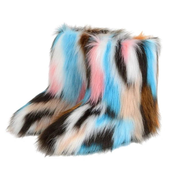 Frosted Fluff Y2K Stiefel