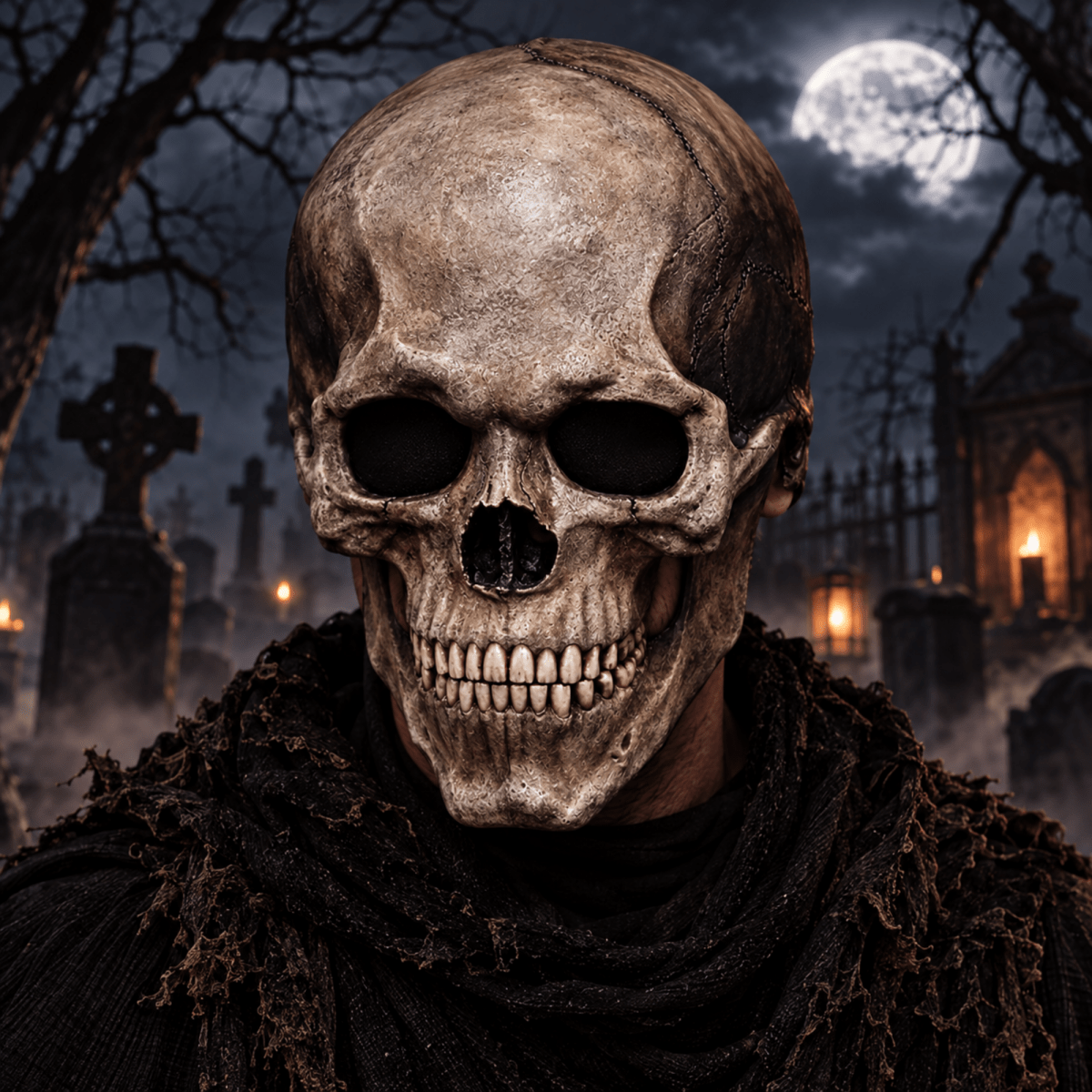 Hyper-Realistic Professional Halloween Mask | Studio Grade Silicone Horror Collectible | Full Head Scary Cosplay Prop