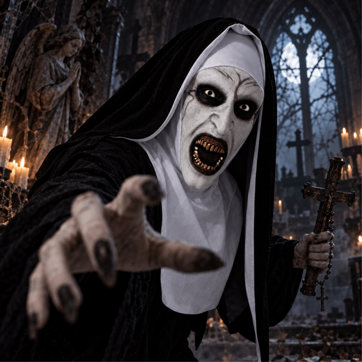 Hyper-Realistic Professional Halloween Mask | Studio Grade Silicone Horror Collectible | Full Head Scary Cosplay Prop