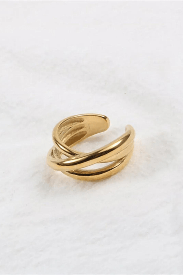 Verflochtener Goldring