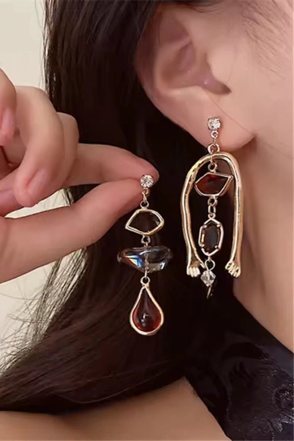 Abstract Dangle Art Earrings
