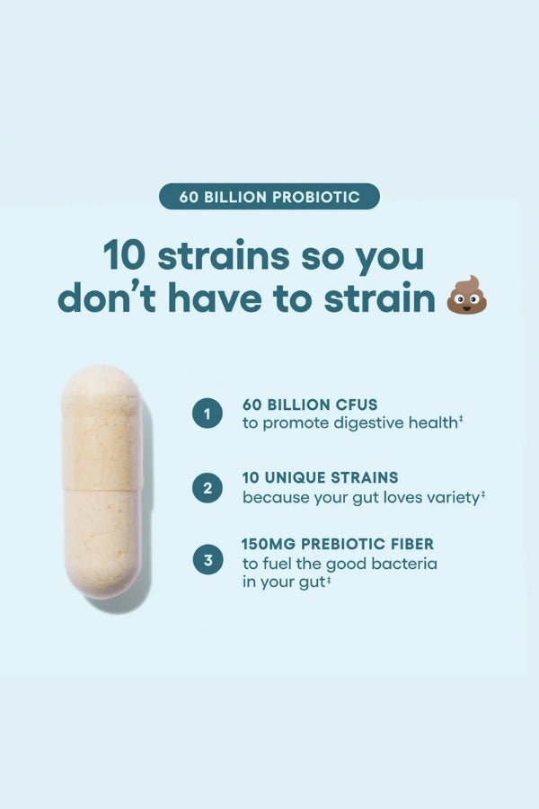 Physician's Pick - 60 Billion Probiotics & Digestive Enzymes