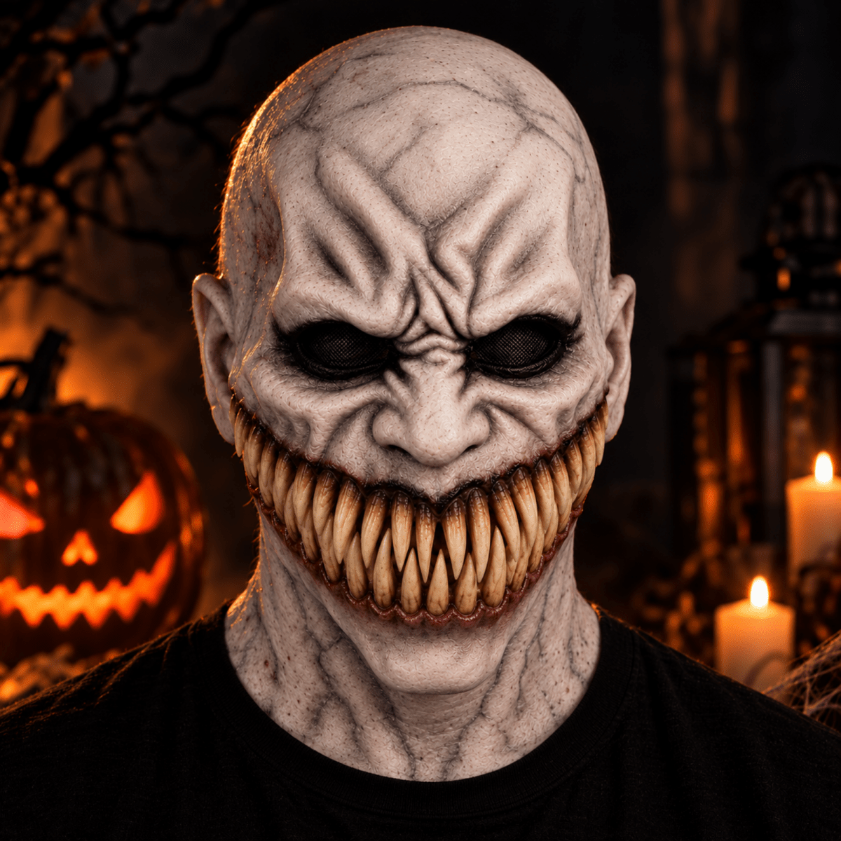 Hyper-Realistic Professional Halloween Mask | Studio Grade Silicone Horror Collectible | Full Head Scary Cosplay Prop