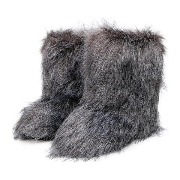 Frosted Fluff Y2K Stiefel