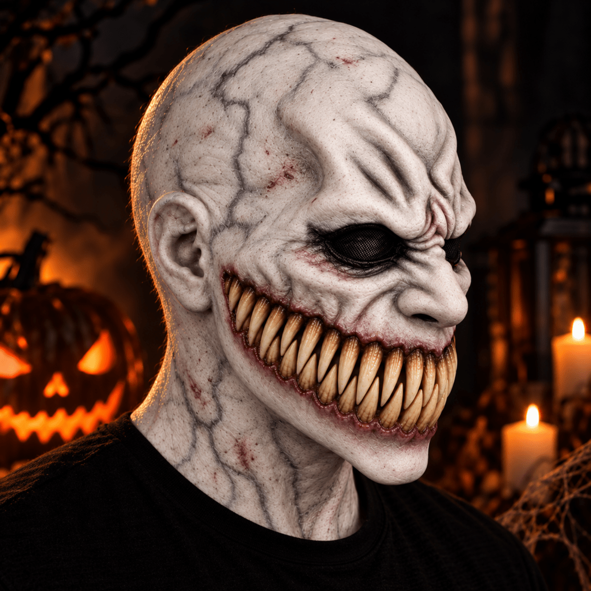 Hyper-Realistic Professional Halloween Mask | Studio Grade Silicone Horror Collectible | Full Head Scary Cosplay Prop