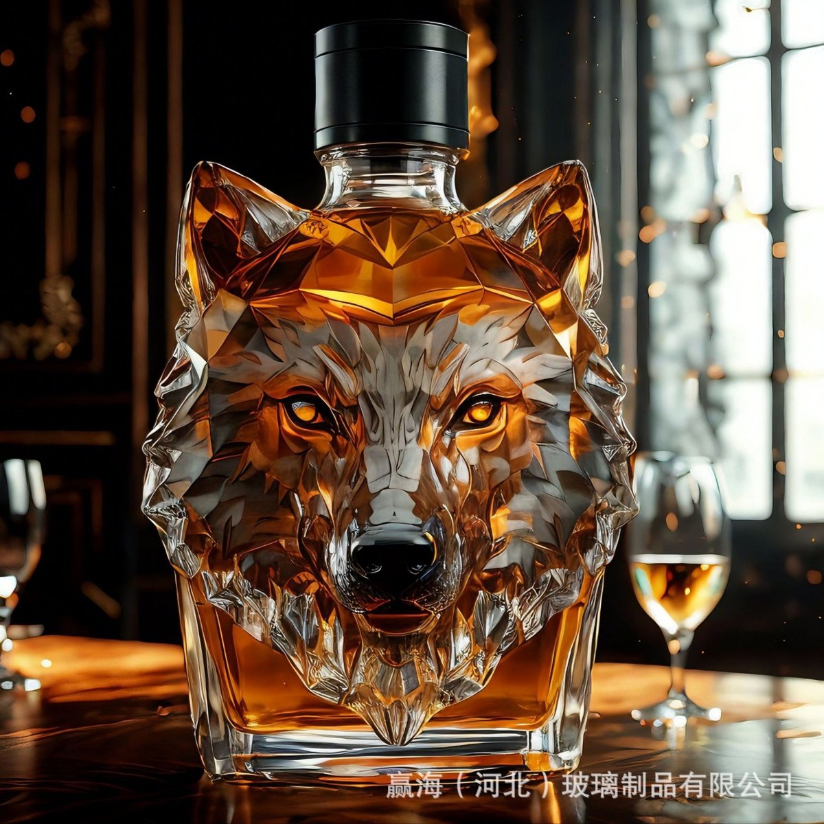Rebellious Whiskey Decanter Bottle