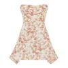 garden party dress, sweetheart neckline dress, bandeau cocktail dress, fit and flare mini dress, romantic date night outfit
