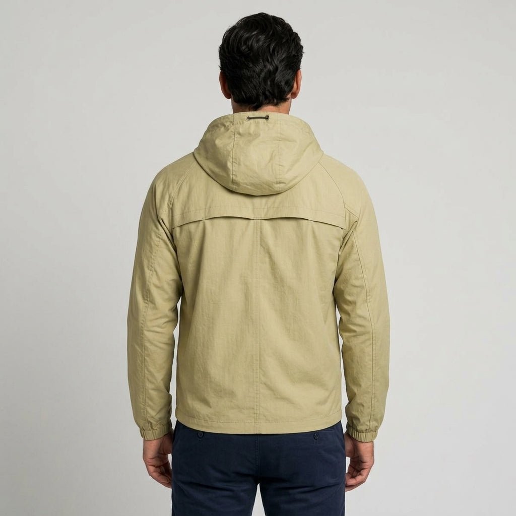 Avenia - Light Army Green - male model back studio