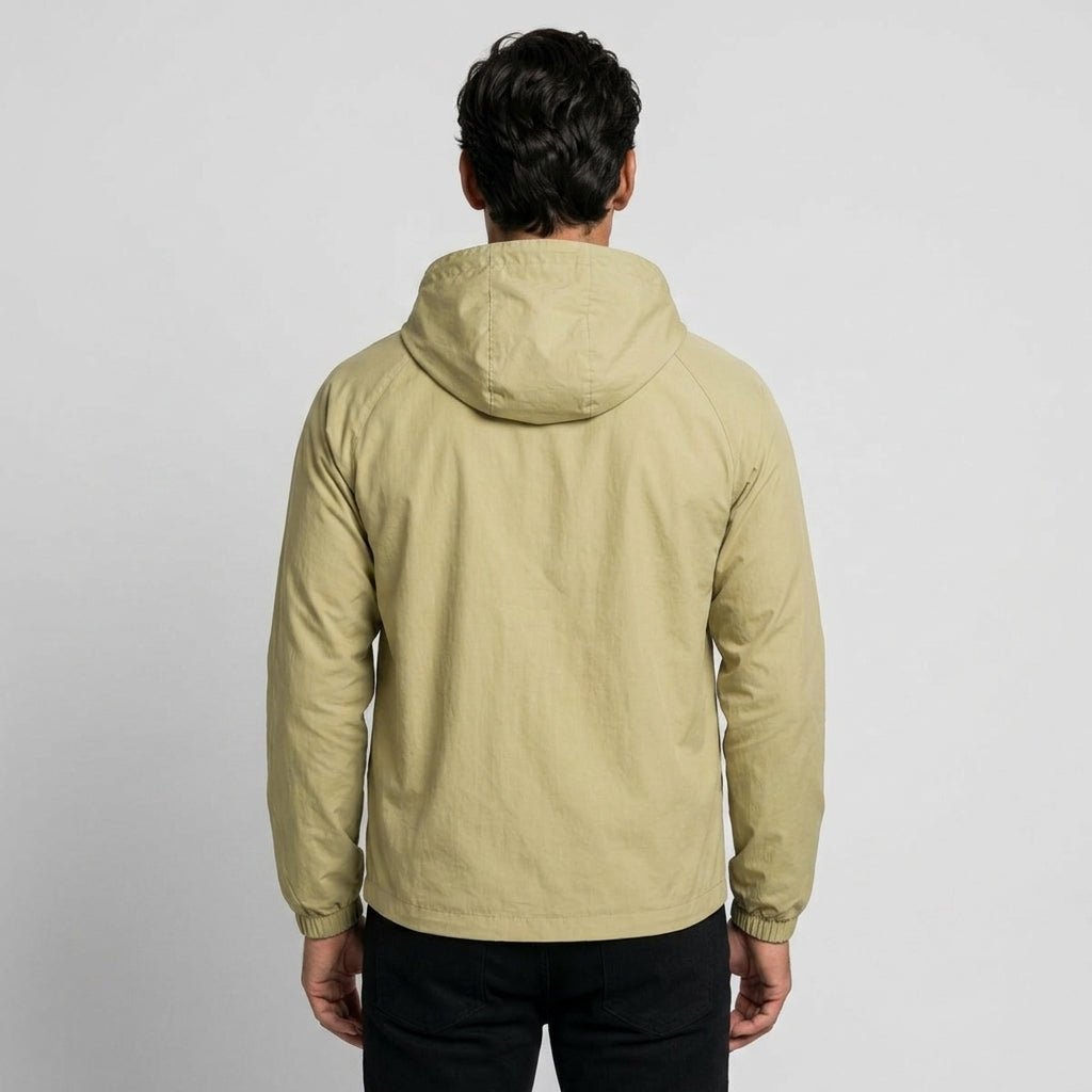 Avenia - Light Army Green - male model back studio