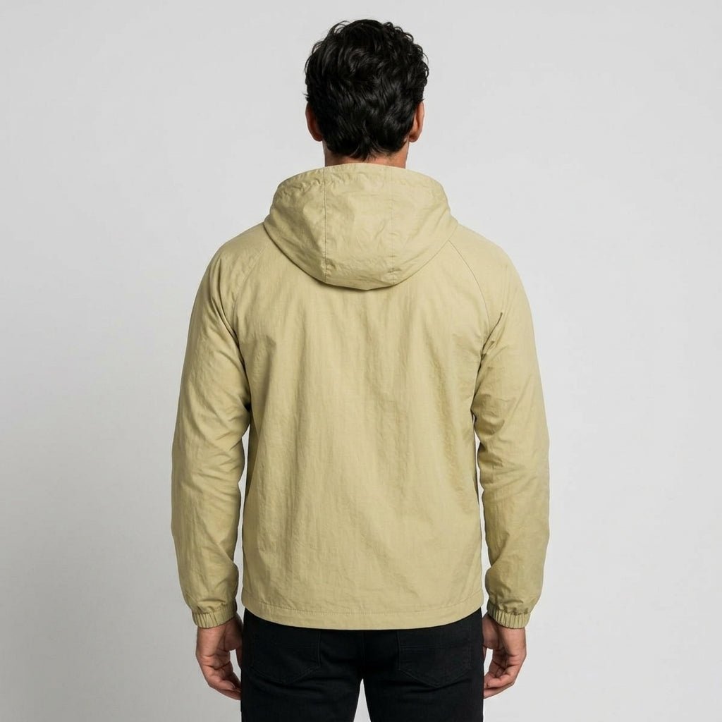 Avenia - Light Army Green - male model back studio