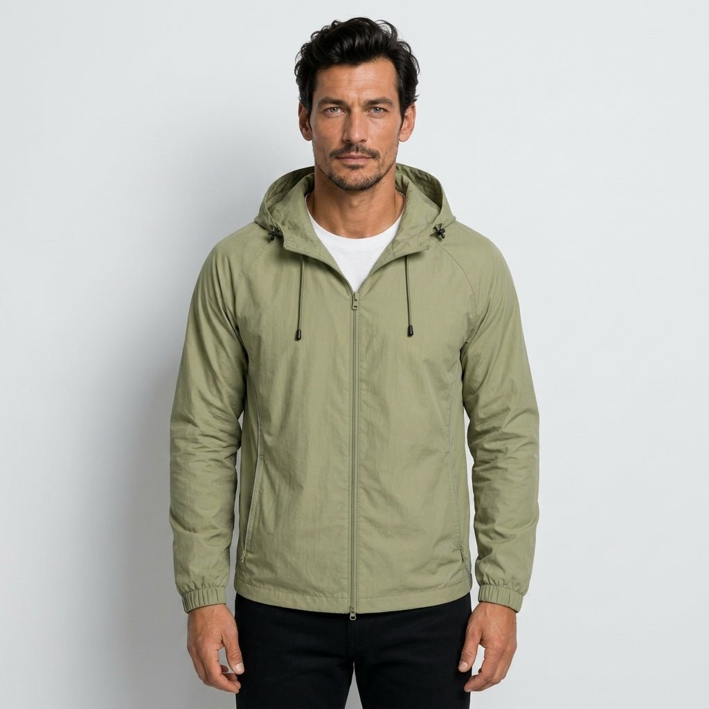 Avenia - Light Army Green - male model front portrait