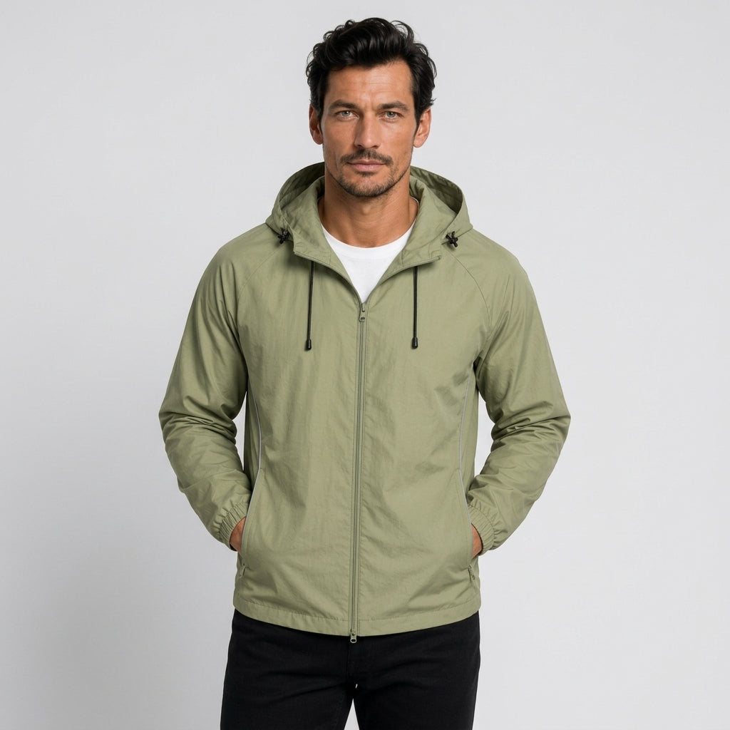 Avenia - Light Army Green - male model front portrait