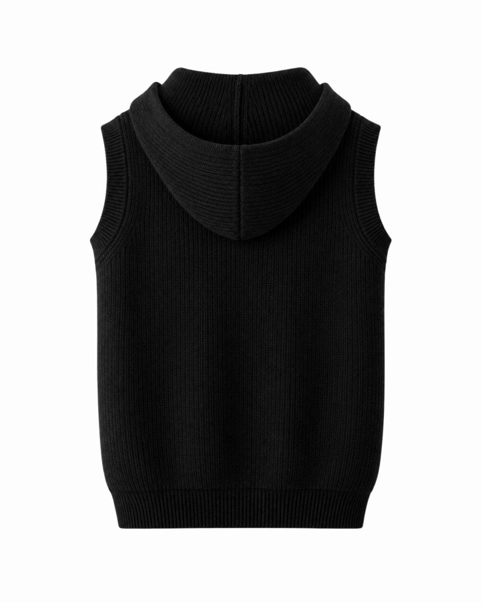 Luke Hooded Sleeveless Vest
