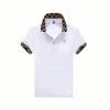 Product-only image of the white polo shirt with checkered collar, laid flat to show the embroidered R logo and placket.