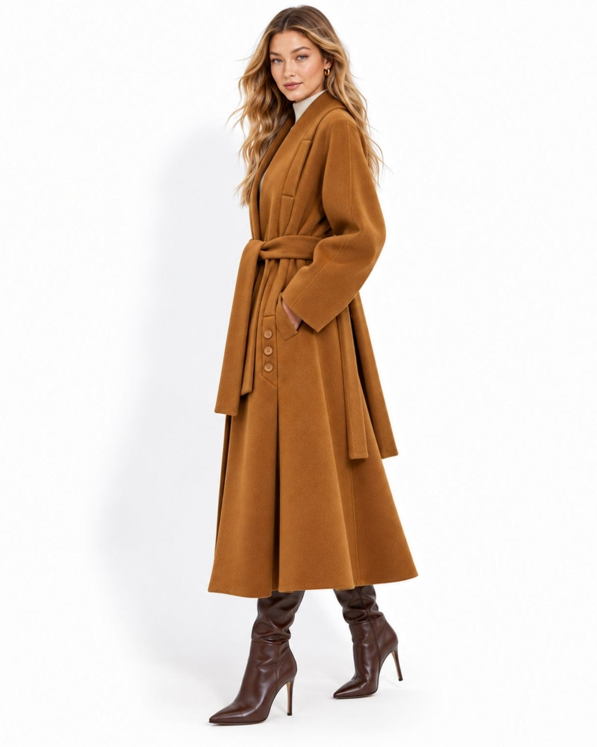 Davina Cashmere Coat