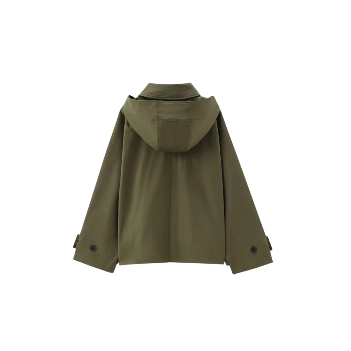 Styling the Kouvr army green lilibeth jacket .