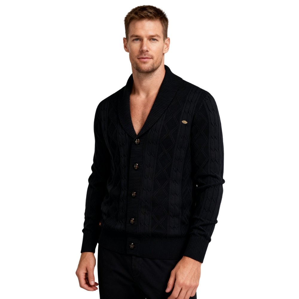 Knitwear, outerwear, layering piece, men's classic sweater, luxury knit.