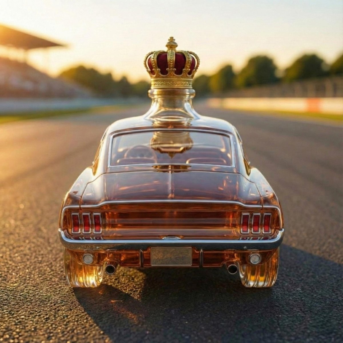 Vehicle Whiskey Bourbon Decanter Bottle