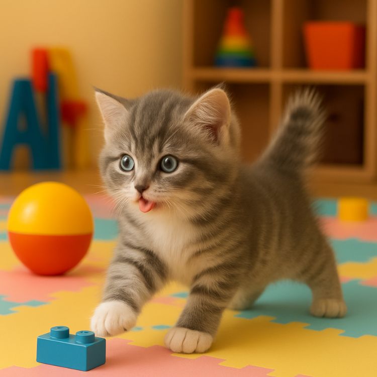 Realistic Robot Kitten – Electronic Cat | Walks, Meows & Wags Tail