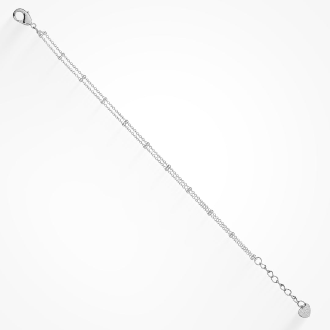 Kouvr Fashion Palfi Double Strand Satellite Bracelet in 18k Gold Plated finish