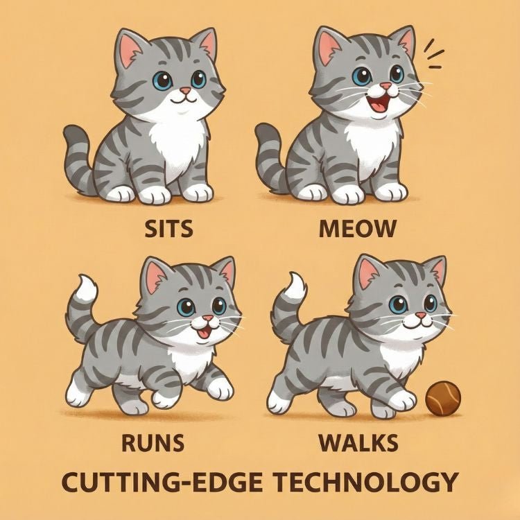 Realistic Robot Kitten – Electronic Cat | Walks, Meows & Wags Tail