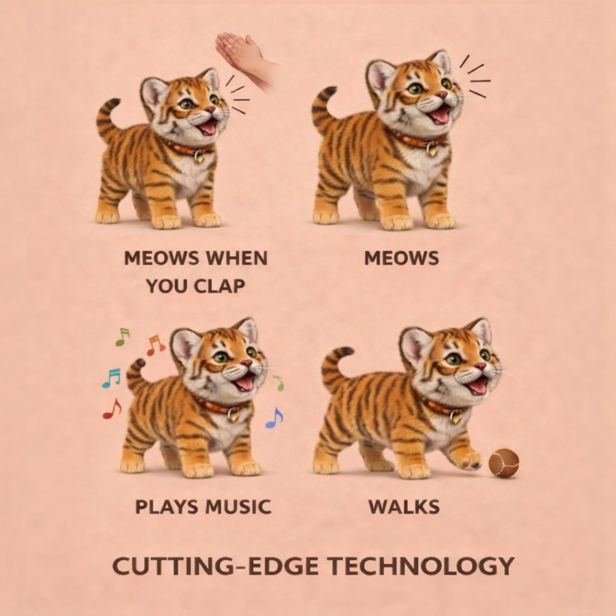 Realistic Robot Kitten – Electronic Cat | Walks, Meows & Wags Tail