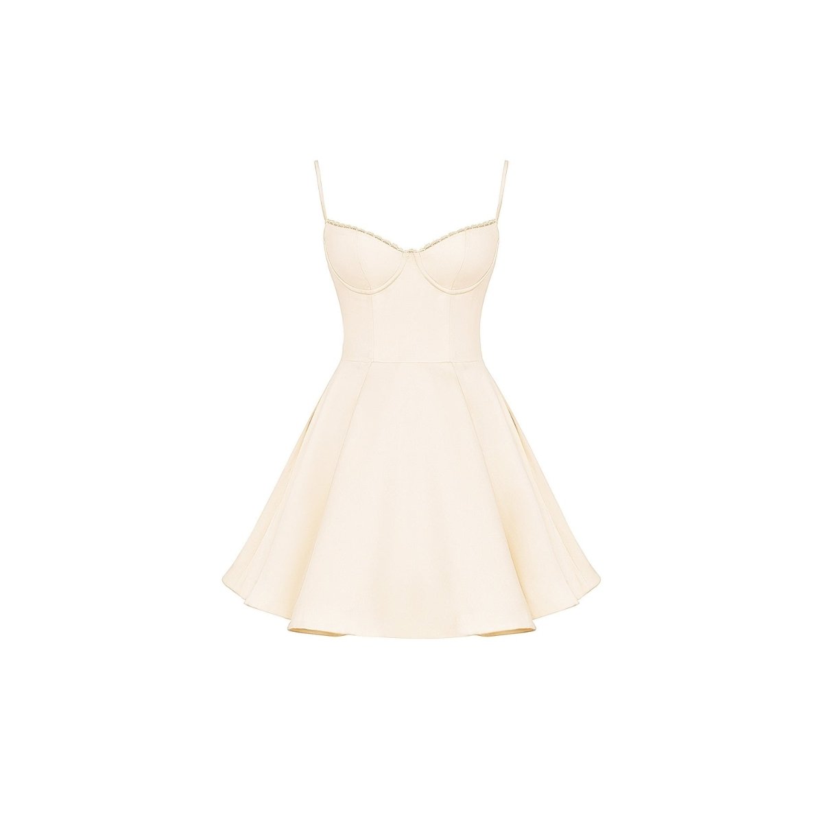 White Kouvr dress on a white background