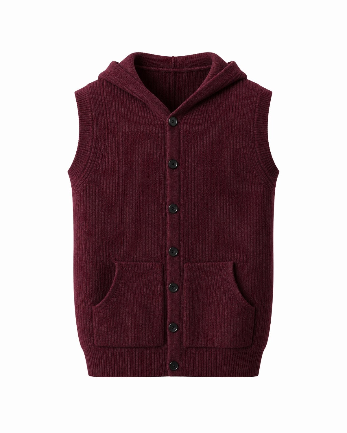 Luke Hooded Sleeveless Vest