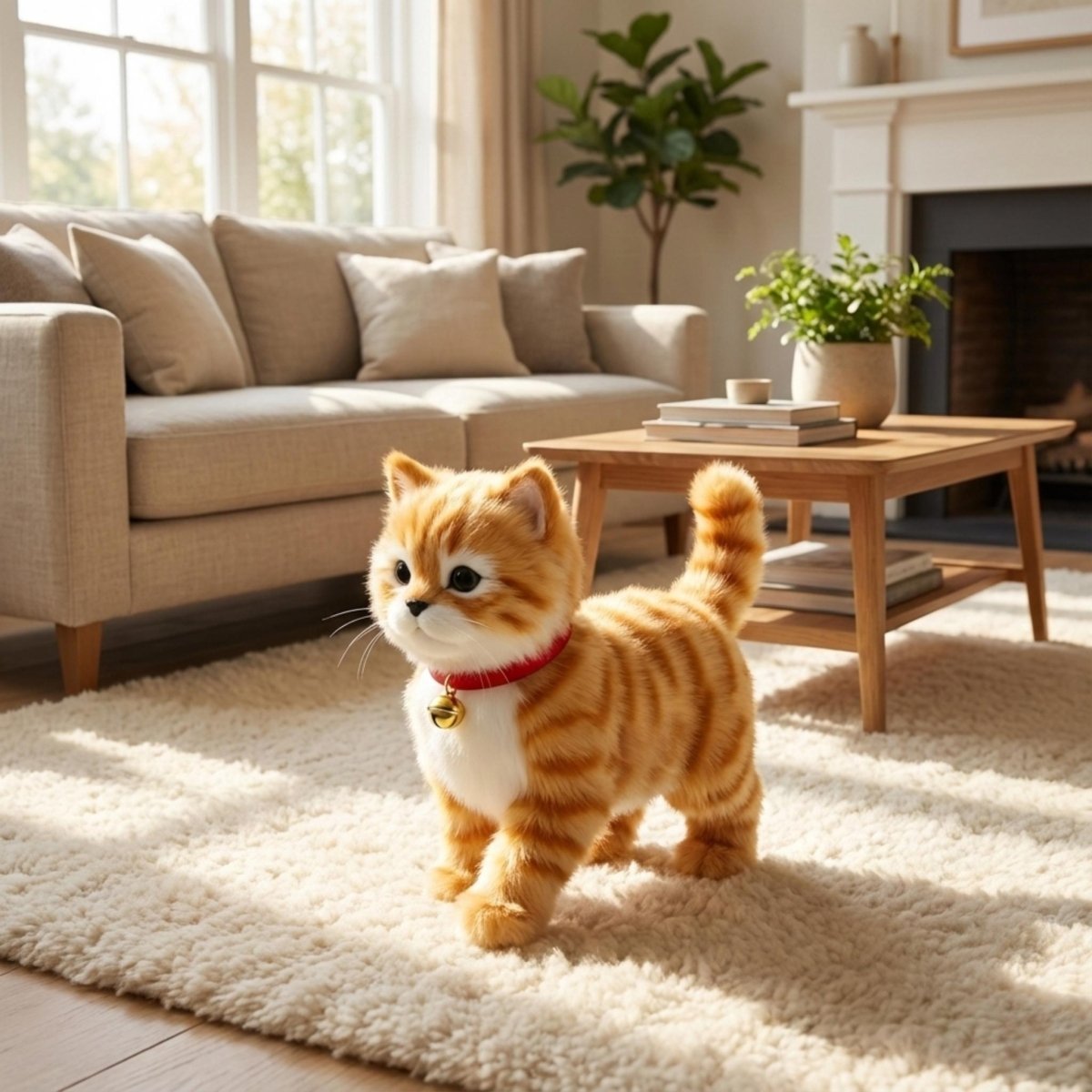 Realistic Robot Kitten – Electronic Cat | Walks, Meows & Wags Tail