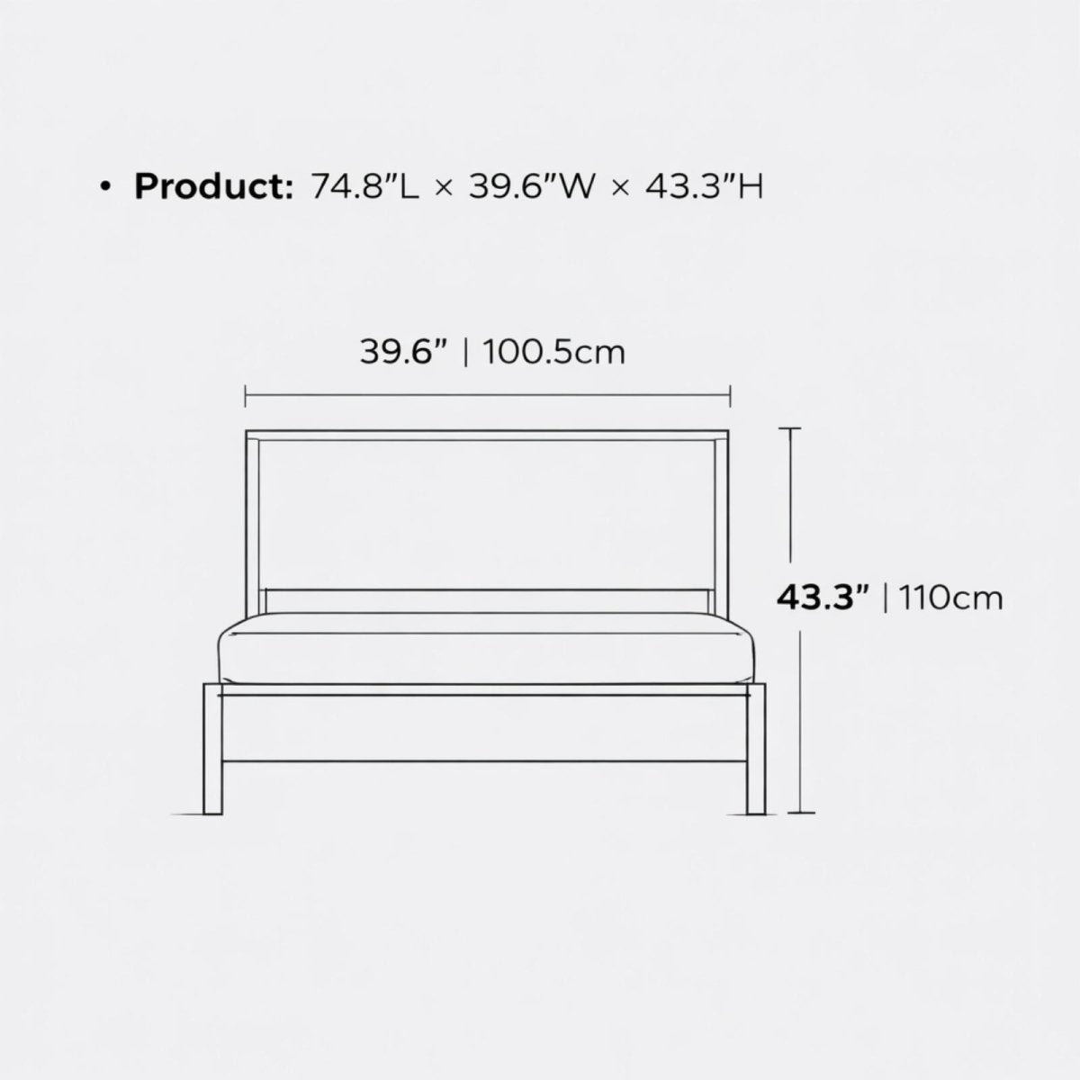 Dreamer Twin | Velvet Channel-Tufted Sanctuary Bed