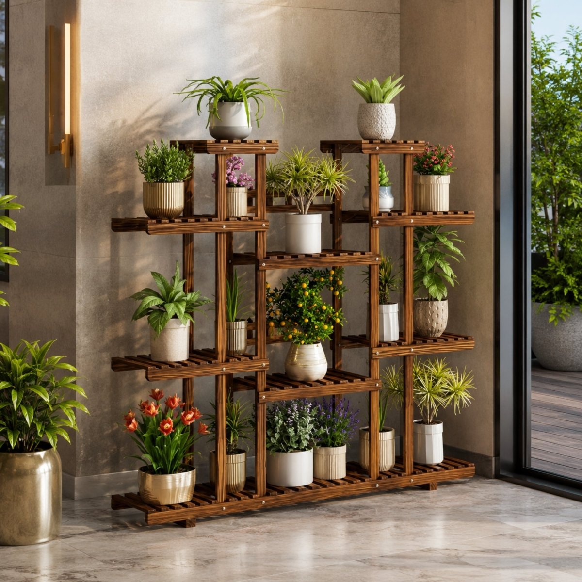 Arden | Wooded Plant Stand