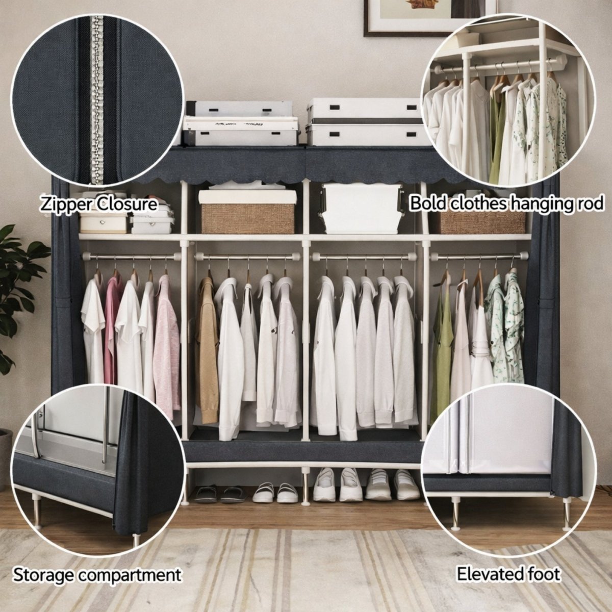 Obsidian Atelier Grand Wardrobe | Soft-Structure Storage System