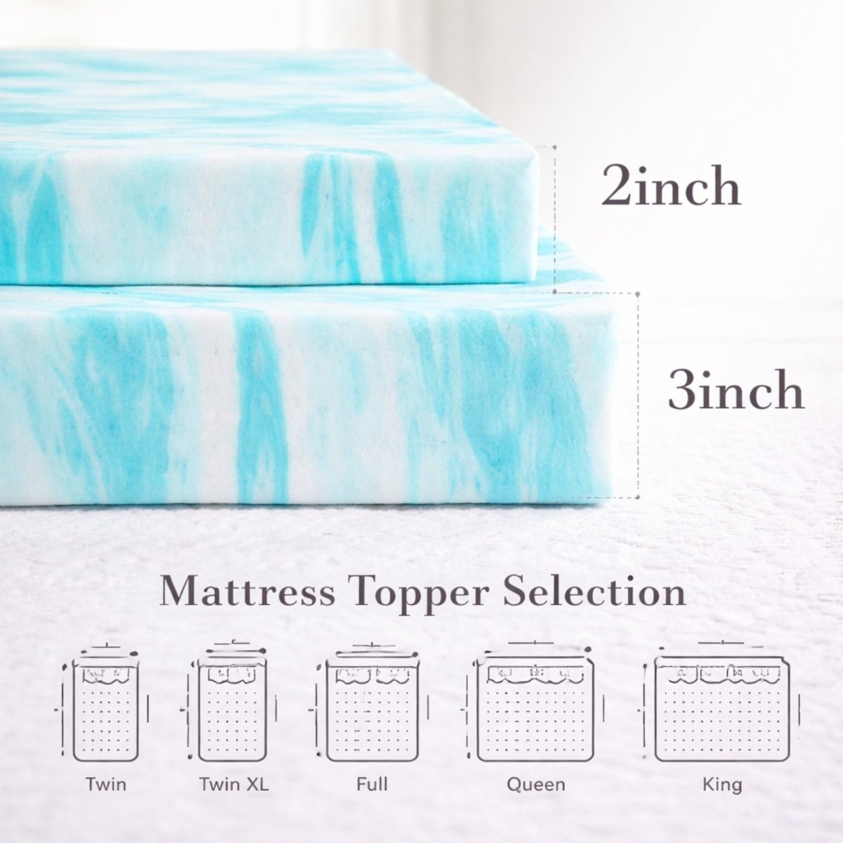 Nimbus Layer | Cooling Gel-Infused Memory Foam Topper